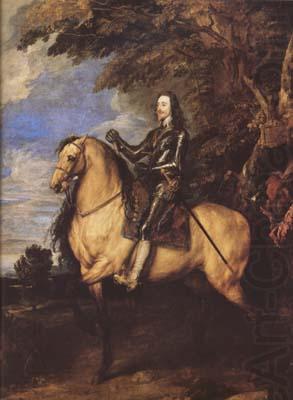 Equestrian Portrait of Charles (mk08), Anthony Van Dyck